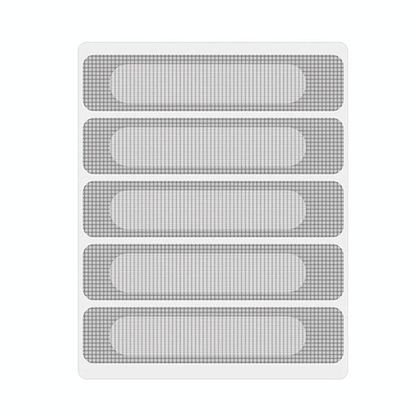 5 Piece Self Adhesive Mosquito Stickers For Screen Windows With Drain Holes White Other Window Accessories