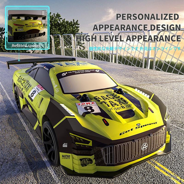 Remote Control 4Wd Drift Car With Expulsion Light Green Rc Model Vehicles