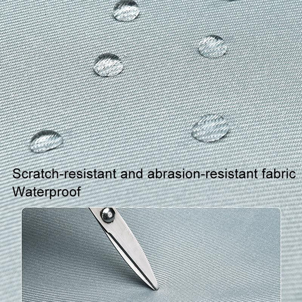 Large Capacity Simple Style Travel Backpack Beige Backpacks