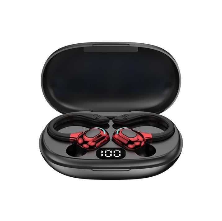 Wireless Bluetooth Earphones With Charging Case F8 Red Double Headsets & Earpieces