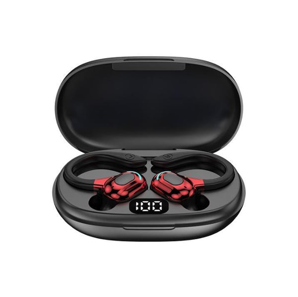 Wireless Bluetooth Earphones With Charging Case F8 Red Double Headsets & Earpieces