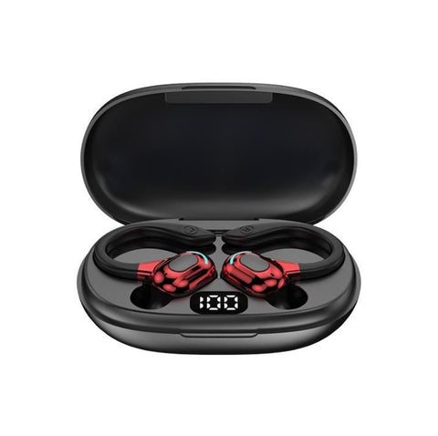 Wireless Bluetooth Earphones With Charging Case F8 Red Double Headsets & Earpieces