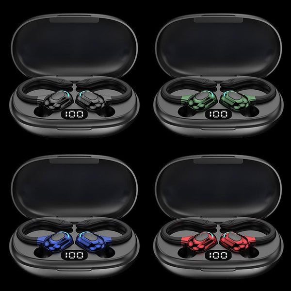 Wireless Bluetooth Earphones With Charging Case F8 Red Double Headsets & Earpieces