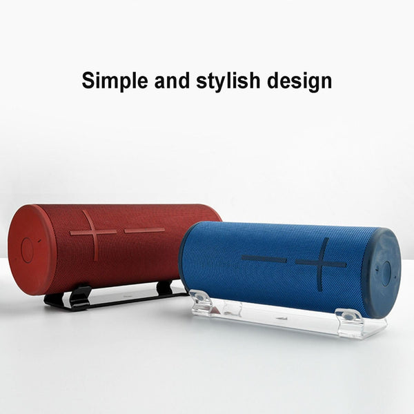 Anti Vibration Desktop Bracket For Bluetooth Speaker Universal Acrylic Design Transparent Speaker Mounts & Stands