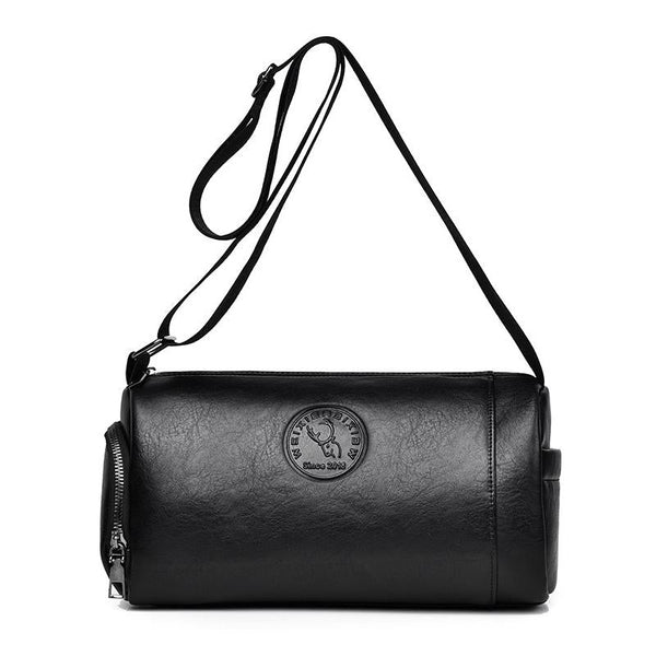 Waterproof Men Crossbody Backpack Large Capacity Brown Bags