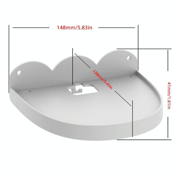 Wall Mount Set For Amazon Echo Dot 4 2 Pieces Black Mounts & Holders