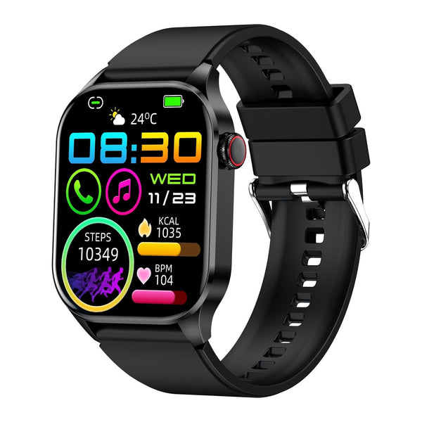 Waterproof Smart Watch With Bluetooth And Blood Oxygen Monitoring Ip68 Black Smart Watches