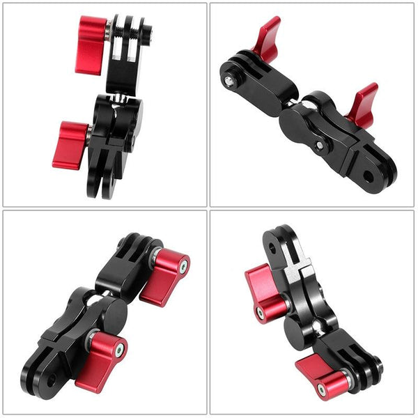 360 Degree Rotating Mount Adapter For Gopro Hero11 Aluminium Alloy_Blue Other Camera & Photo Accs