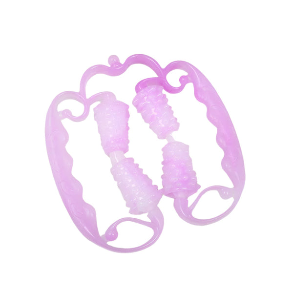 2 Pack Ring Leg Clamp Massager For Yoga & Fitness Purple Massagers