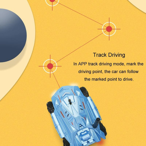 720P Hd Camera Rc Car With Real Time Surveillance And Remote Control Tank Design Blue Rc Model Vehicles