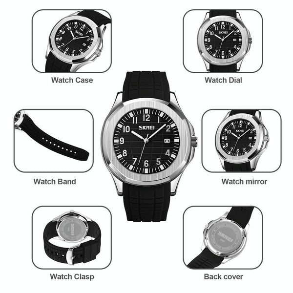 Waterproof Men Multifunctional Outdoor Watch Coffee Watches