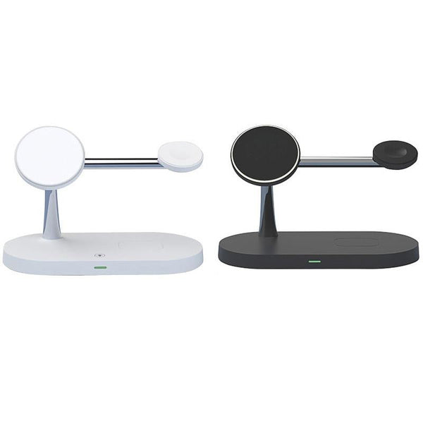 3 In 1 Wireless Charger With Night Light 15W Black Chargers & Cradles