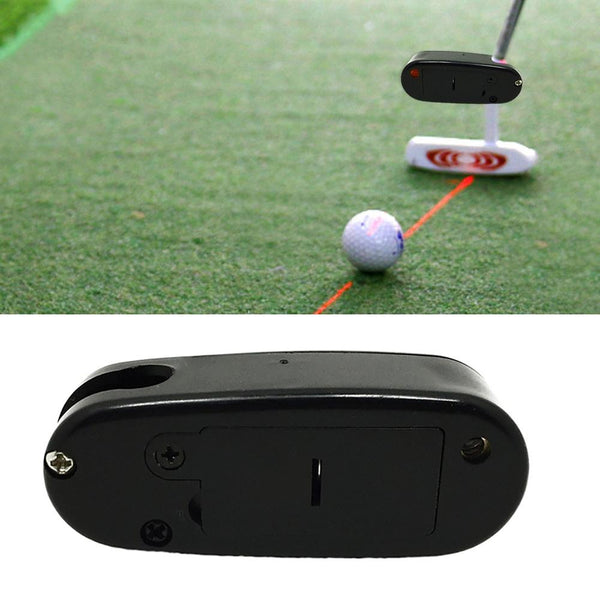 Black Golf Putter Laser Sight Training Aid Putting Greens & Aids