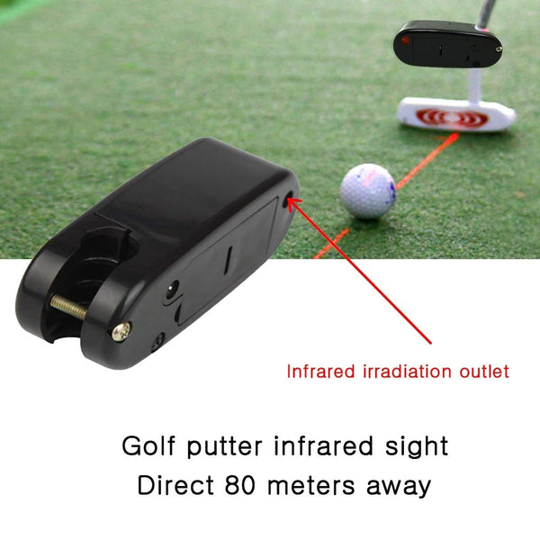 Black Golf Putter Laser Sight Training Aid Putting Greens & Aids