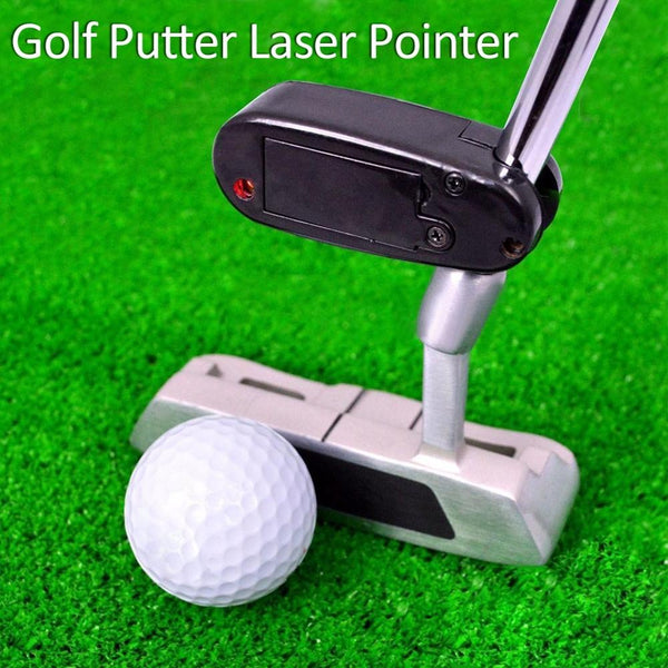 Black Golf Putter Laser Sight Training Aid Putting Greens & Aids