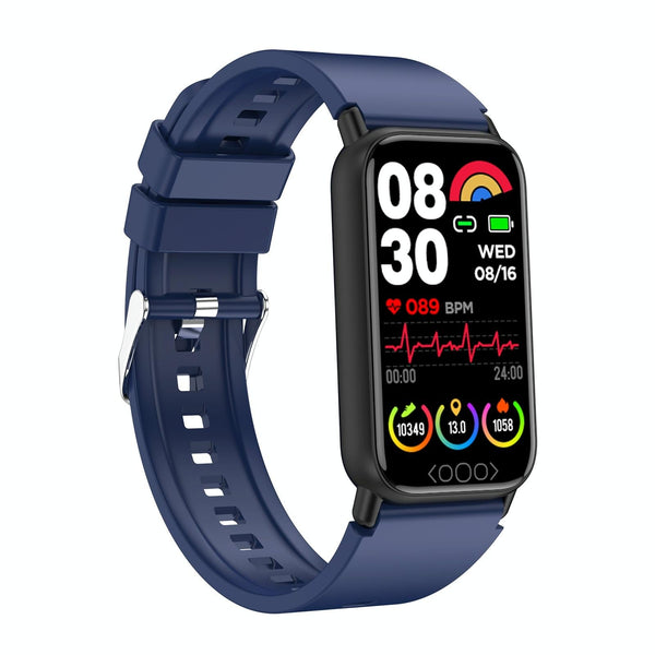 Smart Health Monitoring Watch With Colour Screen Blue Smart Watches
