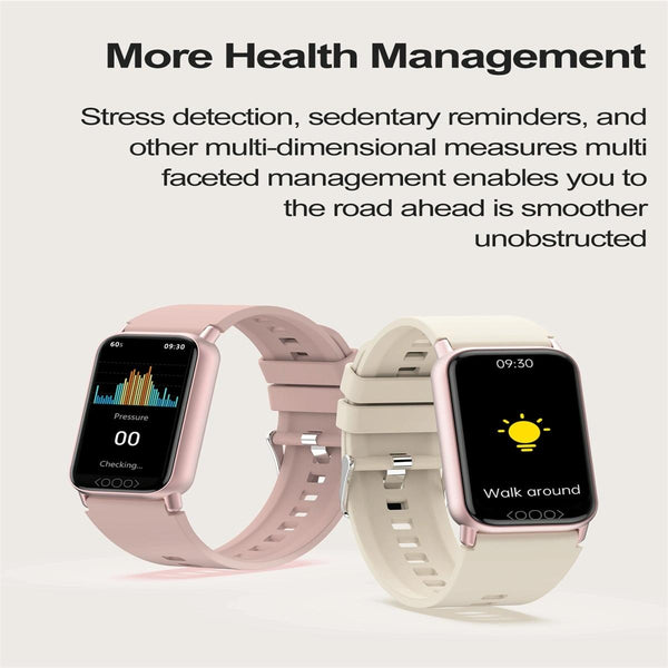 Smart Health Monitoring Watch With Colour Screen Blue Smart Watches