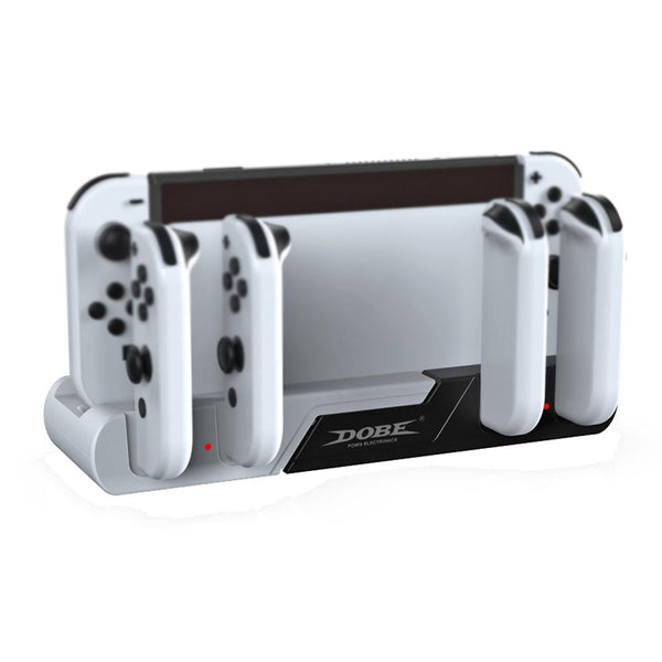 Switch Oled 4 In 1 Charging Dock White Black Chargers & Charging Docks
