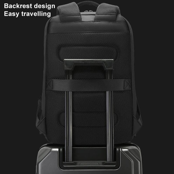 Men Commuter Laptop Backpack Gray Laptop Cases & Bags
