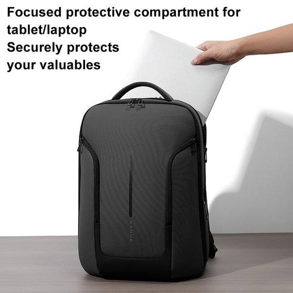 Men Commuter Laptop Backpack Gray Laptop Cases & Bags