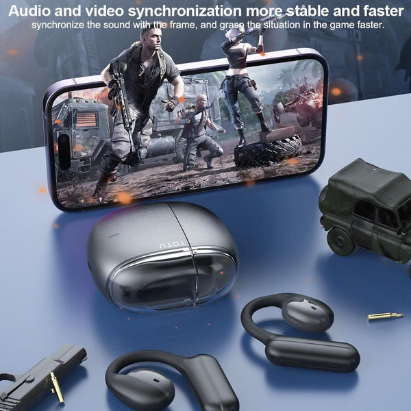 Wireless Bluetooth 5.0 Earphone Ear Mounted White Headphones