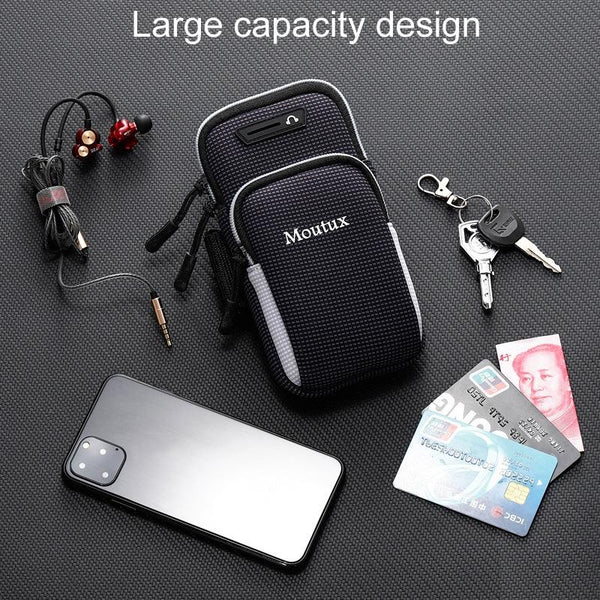 Waterproof Running Arm Bag For Outdoor Sports Gray Other Equipment & Gear