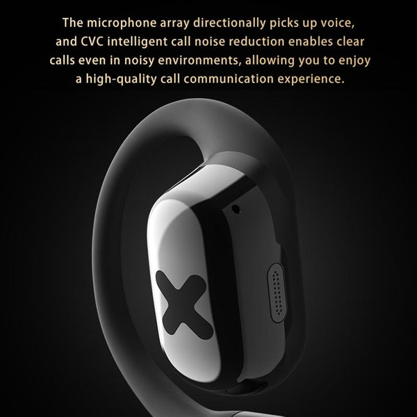 Bluetooth Earphones With Mount Design Black Earbuds