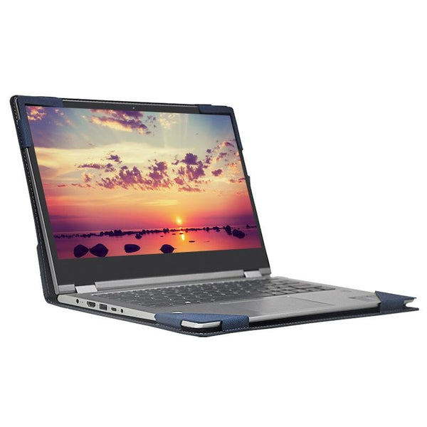 Yoga 530 14 Laptop Leather Case Protective Dark Gray Size 33.6 X 23.5 2.5 Cm Laptop Cases & Bags