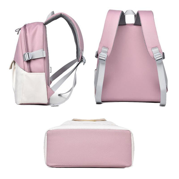 Large Splash Proof Backpack For Outings & School Green Women Backpacks