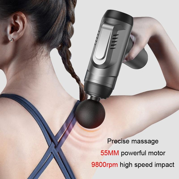 Intelligent 6 Speed Fascia Massager With 4 Heads Green Massagers