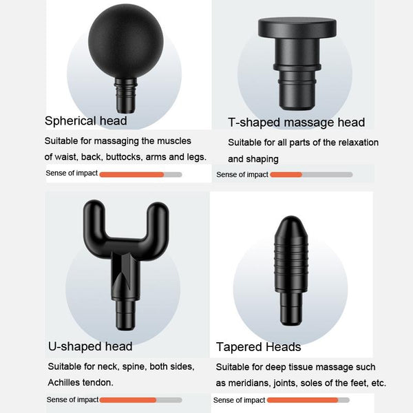 Intelligent 6 Speed Fascia Massager With 4 Heads Green Massagers