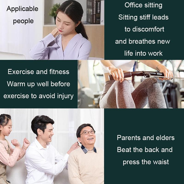 Intelligent 6 Speed Fascia Massager With 4 Heads Green Massagers