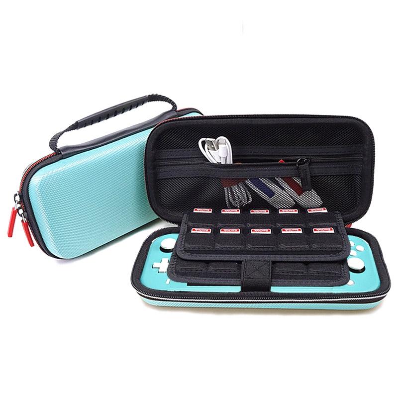 Compact Nintendo Switch Lite Carrying Case Green Bags Skins & Travel Cases