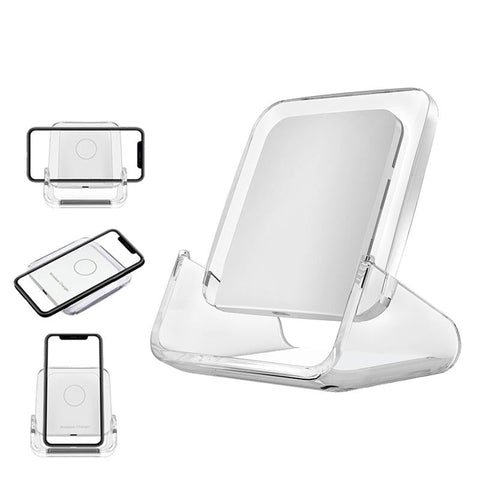 10W 3 In Vertical Wireless Charger White Chargers & Cradles