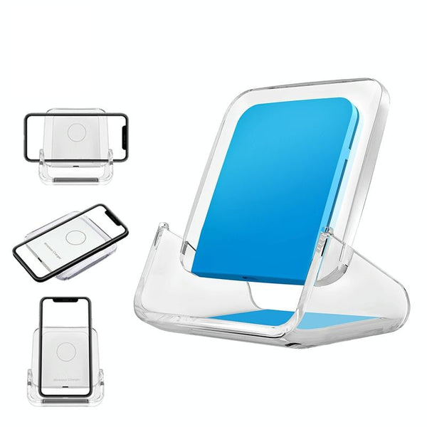10W 3 In Vertical Wireless Charger White Chargers & Cradles