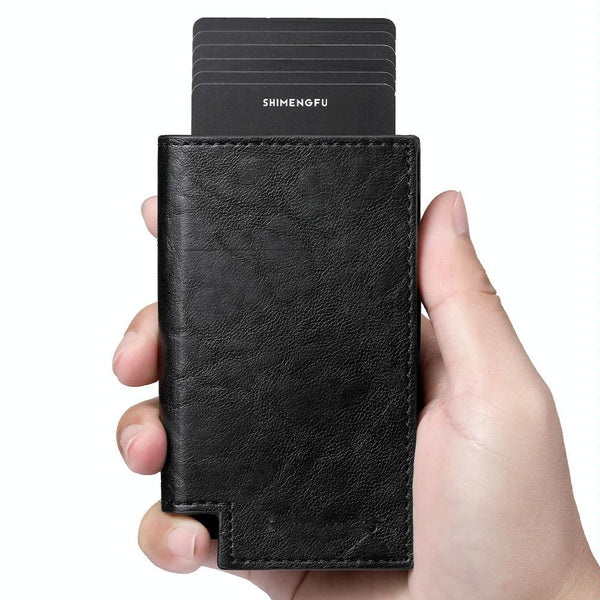 Pop Up Rfid Bifold Wallet With Card Holder Brown Wallets