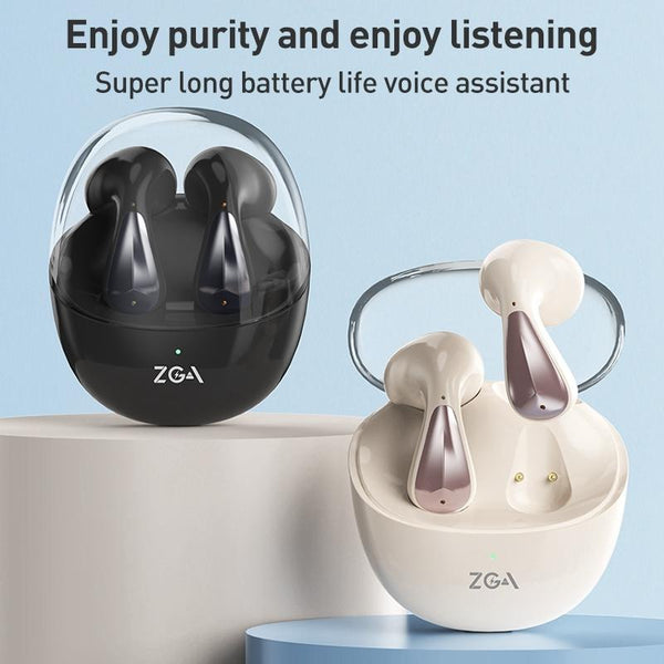 Amber True Wireless Bluetooth Earphones Zga Gs11 Beige Earbuds