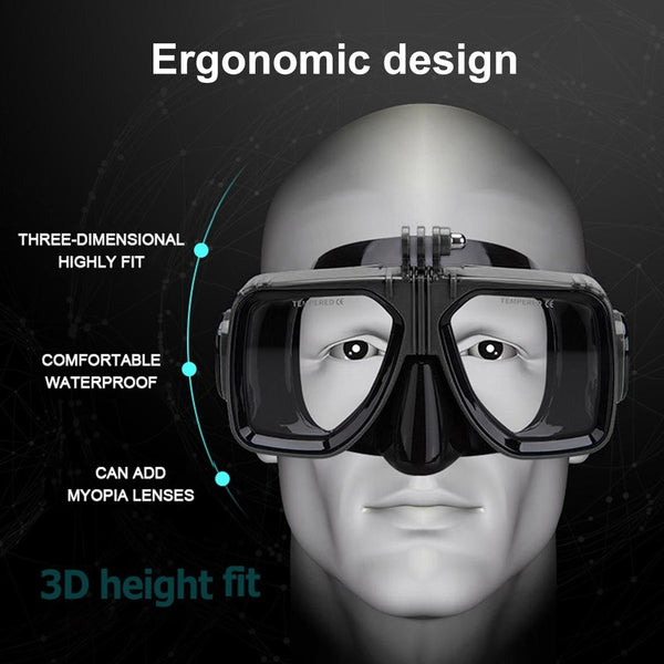 Underwater Diving Mask For Action Cameras Masks