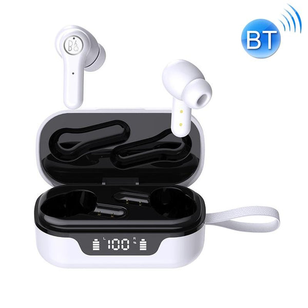 Anc Business Sports Tws Bluetooth Earphones With Charging Box White Earbuds