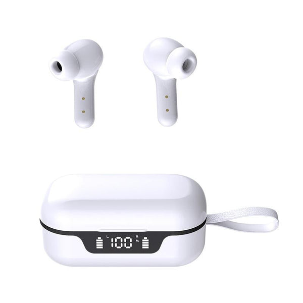 Anc Business Sports Tws Bluetooth Earphones With Charging Box White Earbuds
