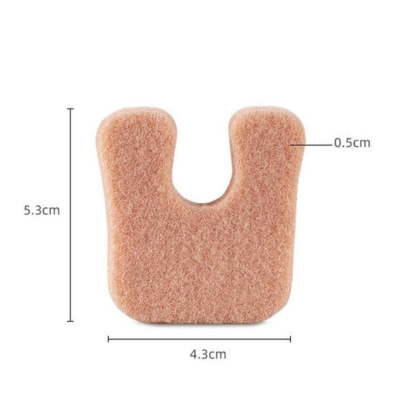 U Type Sheep Felt Hairy Stickers Skin Colour Other Massage