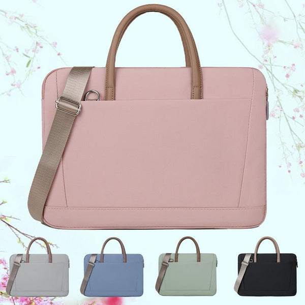 13 13.3 Inch Laptop Bag Crossbody Briefcase Oxford Cloth Gray Laptop Cases & Bags