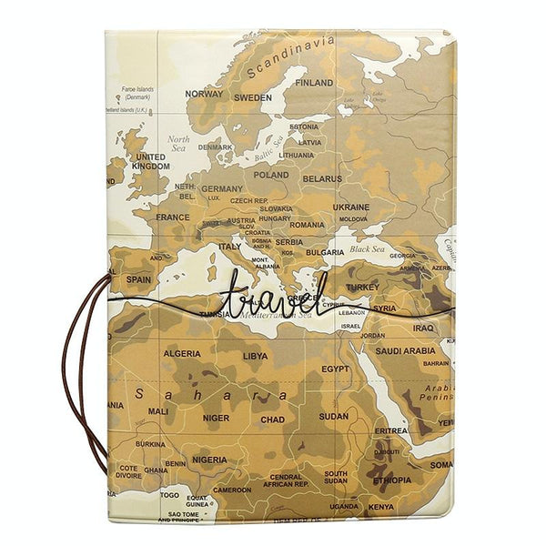 Passport Cover For Travel Abroad 3D Map Design Tr 03 Other Travel Accessories