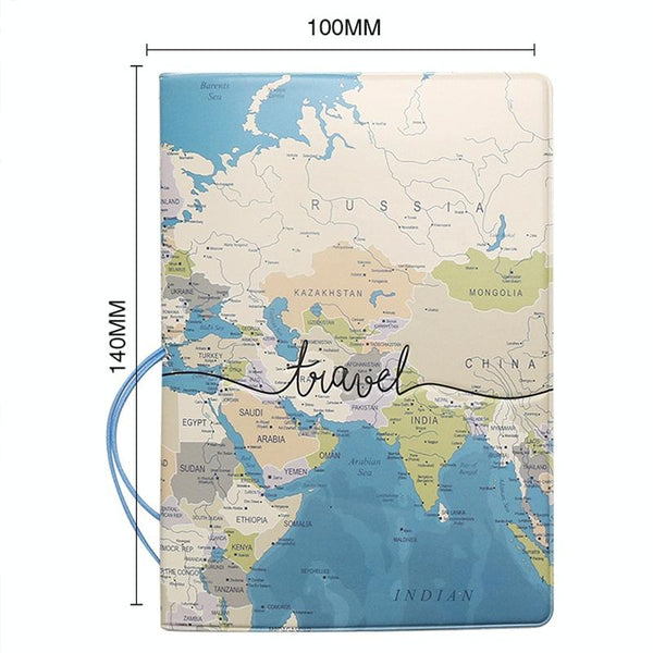 Passport Cover For Travel Abroad 3D Map Design Tr 03 Other Travel Accessories