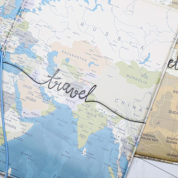 Passport Cover For Travel Abroad 3D Map Design Tr 03 Other Travel Accessories