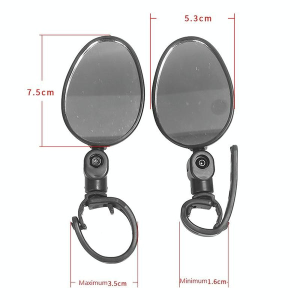 Xiaomi Scooter Rear View Mirror Set 2 Pieces Oval Accessories