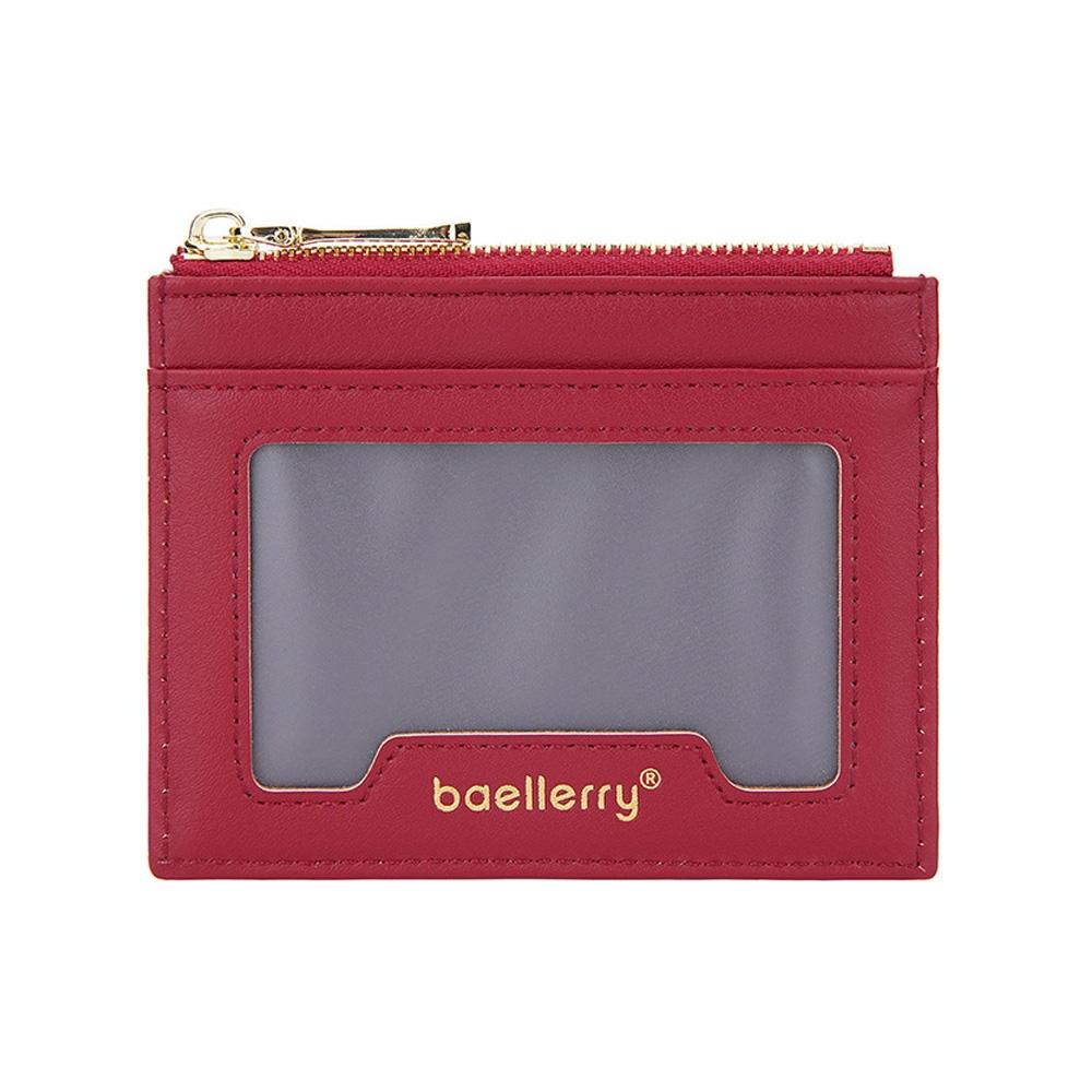 Light Thin Card Bag Multifunctional Coin Purse Red Wallets