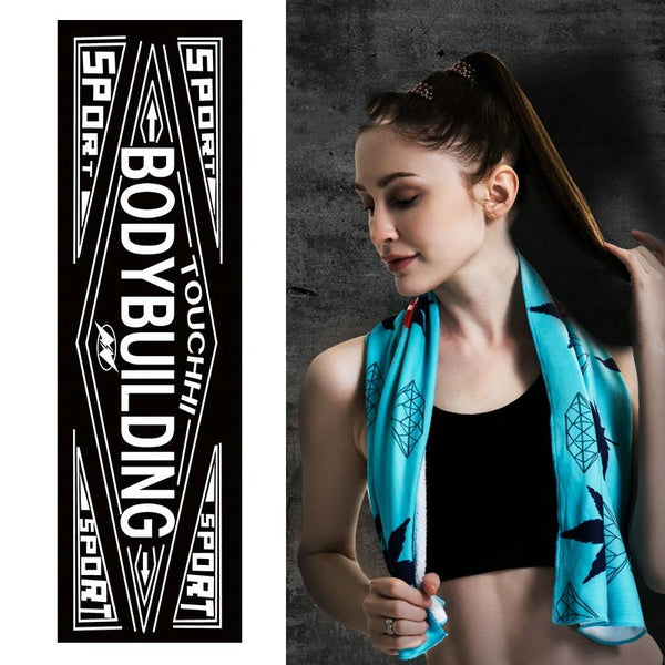 Quick Drying Cooling Towel For Outdoor Sports 100 X 30Cm Maple Gym Towels