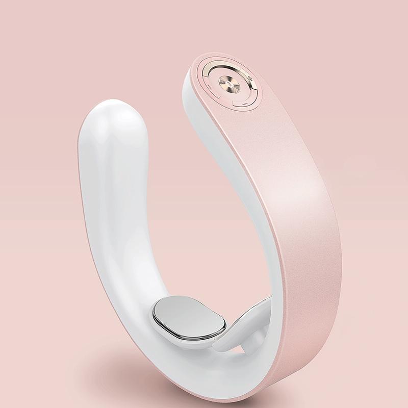 Intelligent Shoulder & Neck Massager Pgg Cervical Spine Physiotherapy With Heat Multi Function Design Pink Massagers