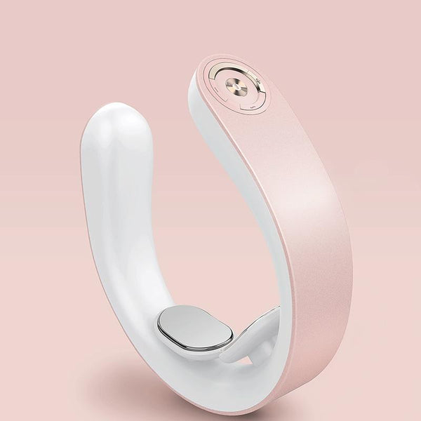 Intelligent Shoulder & Neck Massager Pgg Cervical Spine Physiotherapy With Heat Multi Function Design Pink Massagers